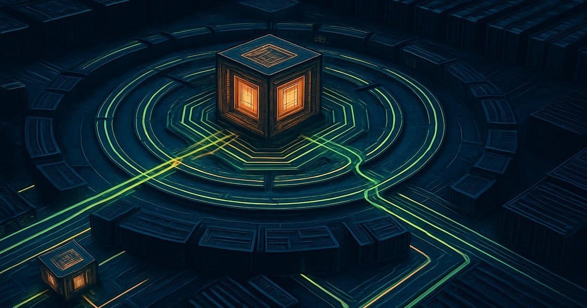 Futuristische KI-Infrastruktur mit leuchtenden Datenpfaden — NVIDIA GTC 2026 und GPT-5.4 mini
